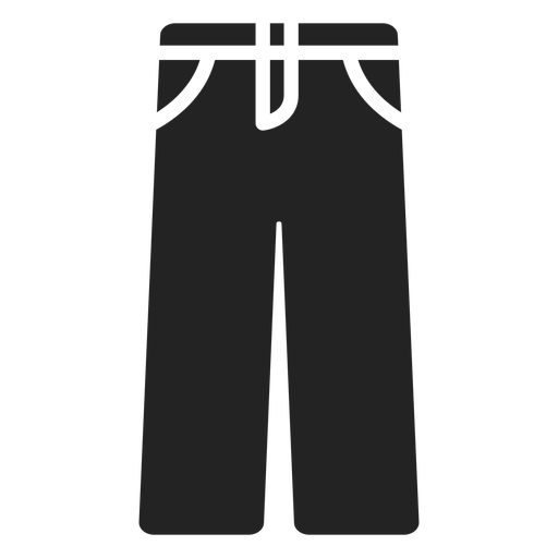 Trousers cut out PNG Design
