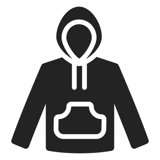 Hoodie cut out PNG Design