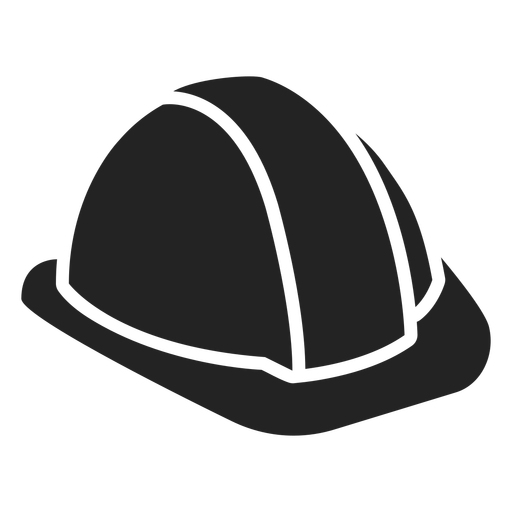 Construction helmet cut out PNG Design