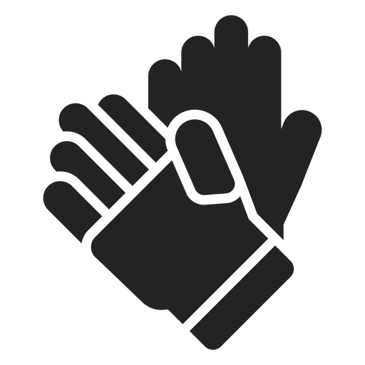 Winter gloves cut out PNG Design
