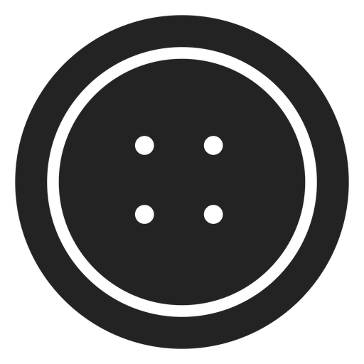 Clothing button cut out PNG Design