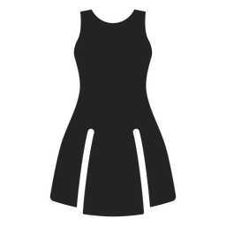 Mini dress cut out PNG Design Transparent PNG