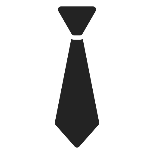 Men´s tie cut out PNG Design