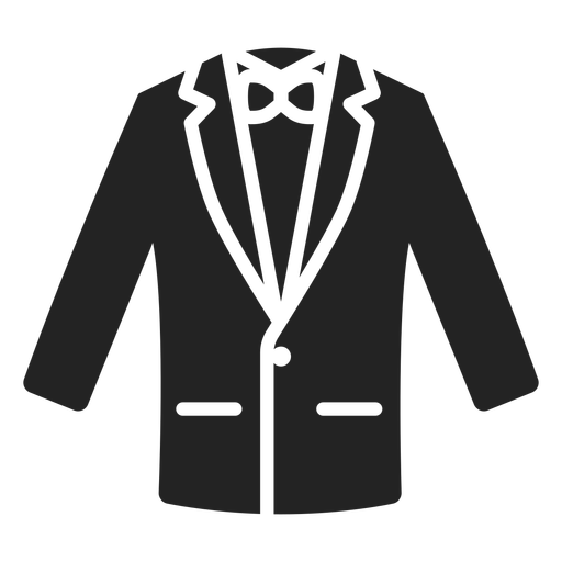 Suit cut out PNG Design