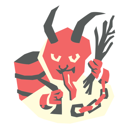 Devil flat PNG Design
