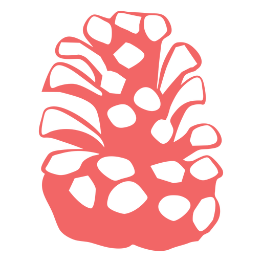 Pinecone cut out PNG Design
