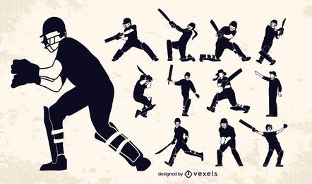 Cricket players positions set