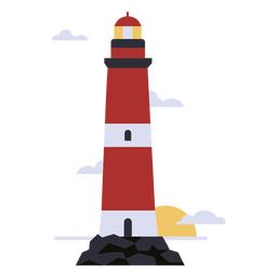 Farbe des nautischen Leuchtturms - 0 1 PNG-Design