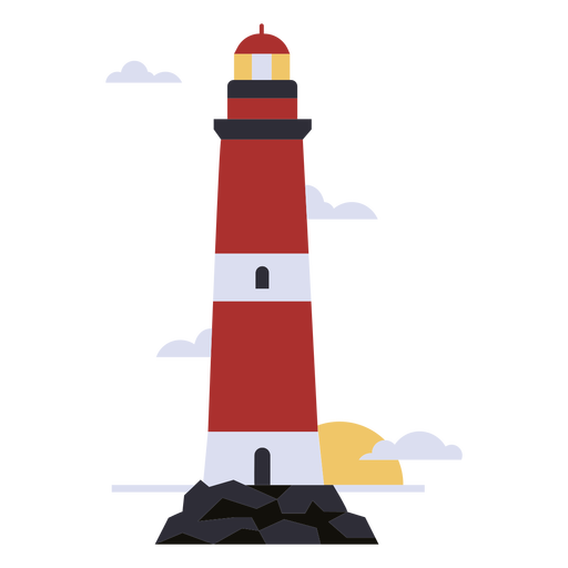 Farbe des nautischen Leuchtturms - 0 1 PNG-Design