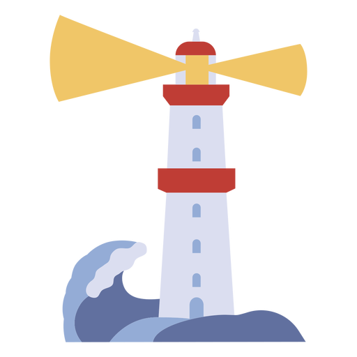 Farbe des nautischen Leuchtturms - 3 1 PNG-Design