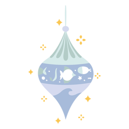 Natal Tropical Escovado à Mão - 8 Desenho PNG