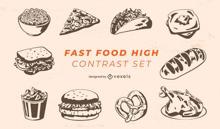 Fast food meals pack