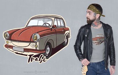 Diseño de camiseta de coche clásico vintage. Diseño de camiseta de coche clásico vintage.