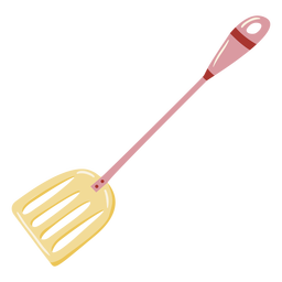 Cooking spatula color cut out PNG Design Transparent PNG