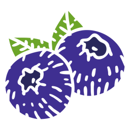 Blueberry color cut out  Transparent PNG