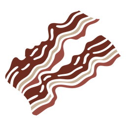 Cut Out Bacon PNG & SVG Design For T-Shirts