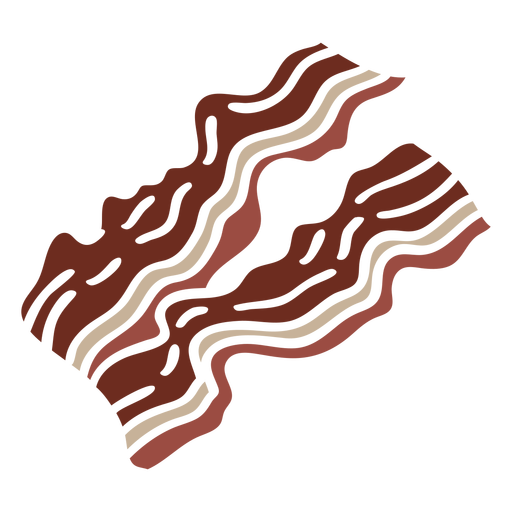 cut out Bacon PNG Design