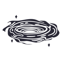 Vinilo del contorno del cuaderno espacial - 4 Diseño PNG