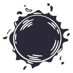 Total eclipse cut out PNG Design