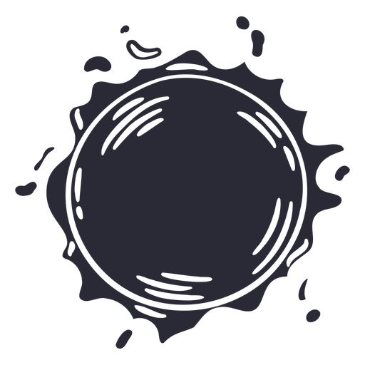 Total eclipse cut out PNG Design