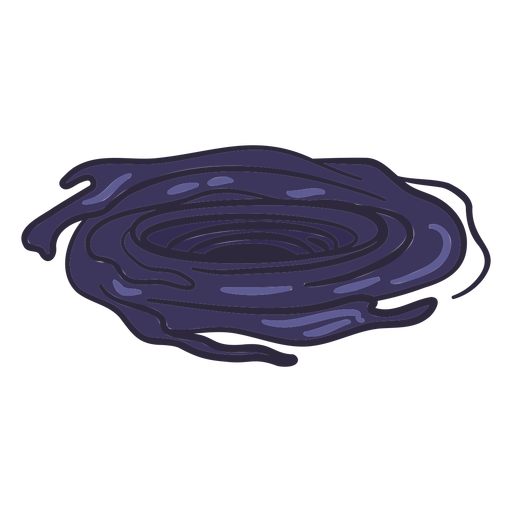 Black hole color doodle PNG Design