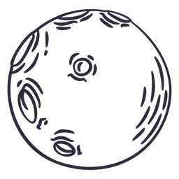 Space Notebook Contour Stroke - 14 Desenho PNG