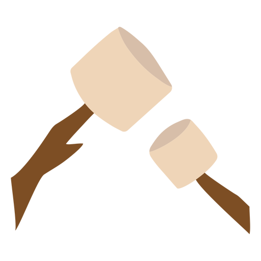 Roasted marshmallows semi flat