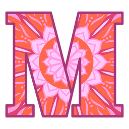 MandalaMonogramas Feminina - 25 Desenho PNG