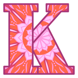 Download Letter K Mandala - Transparent PNG & SVG Vector File