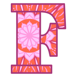 MandalaMonogramas Feminina - 32 Desenho PNG