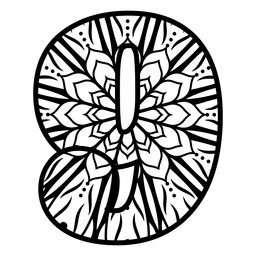 MandalaMonogramas Feminina - 50 Desenho PNG