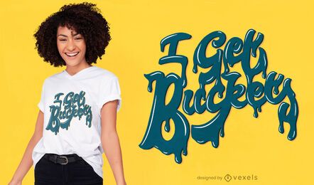 Diseño de camiseta de cita de goteo de pintura Diseño de camiseta de cita de goteo de pintura