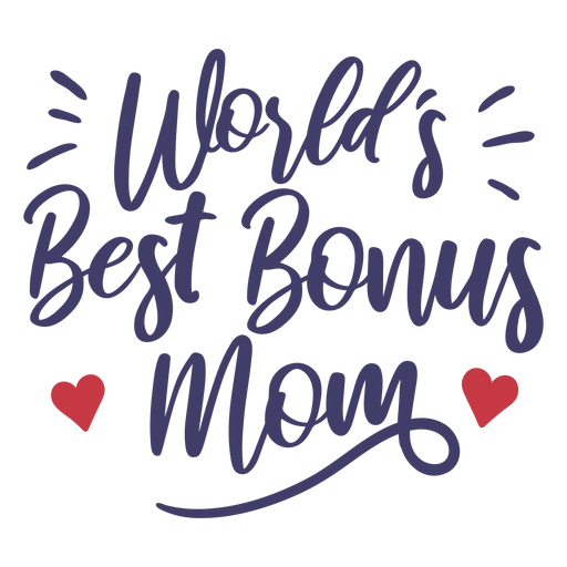 Mothers day stepmom lettering PNG Design
