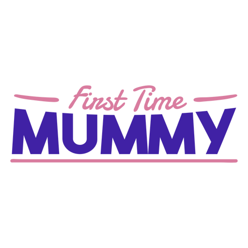 First time mom lettering