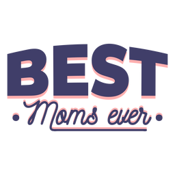 Lesbian mom mother's day lettering Transparent PNG