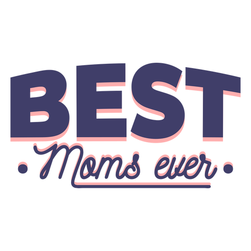 Lesbian mom mother's day lettering PNG Design