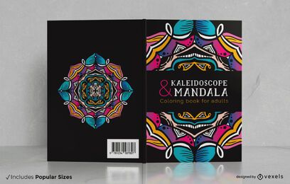 Mandala Färbung Erwachsene Buchcover-Design