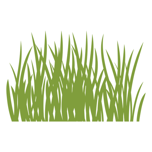 Tall lawn grass flat PNG Design