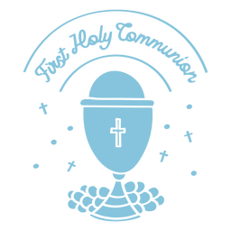 Tinta para lavagem plana de elementos de comunhão - 3 Desenho PNG