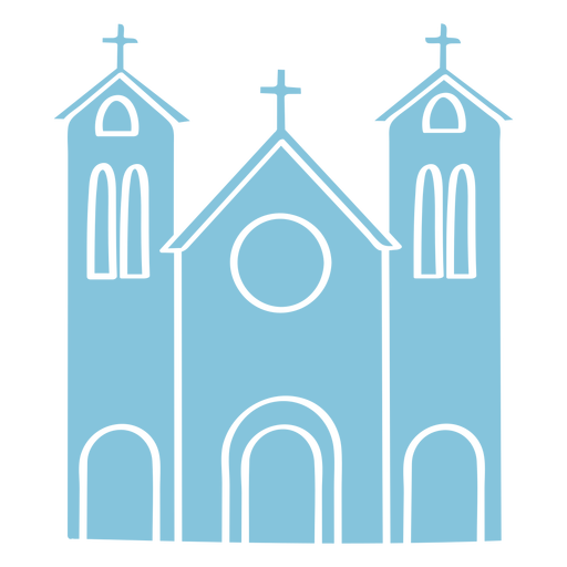 Church cut out PNG Design