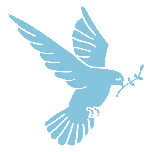 Holy spirit dove cut out PNG Design