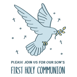 Holy spirit communion color stroke Transparent PNG