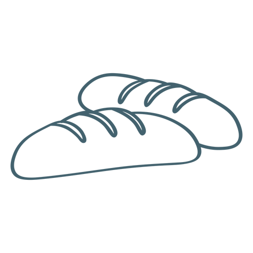 Holy bread stroke PNG Design