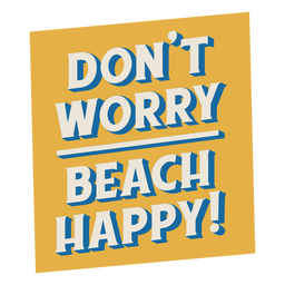 Funny beach quote badge