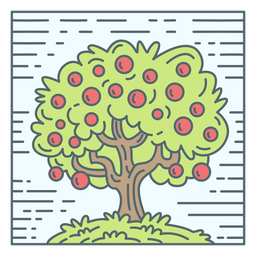 Apple tree nature tile Transparent PNG