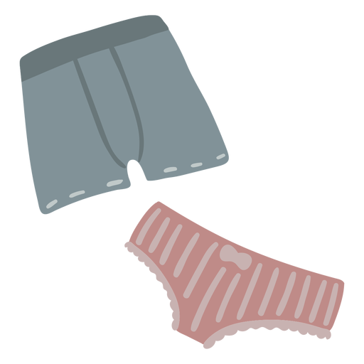 Underwear flat PNG Design