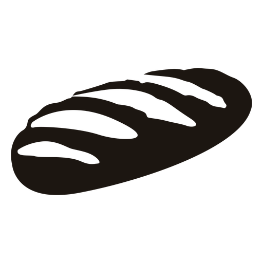 Loaf of bread cut out PNG Design