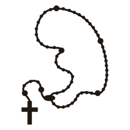 Cross necklace christian religion PNG Design Transparent PNG