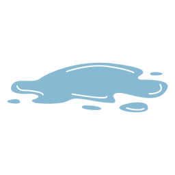 Rain puddle water PNG Design