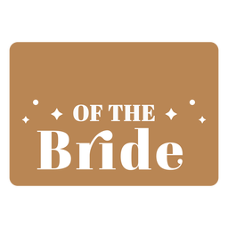 Bride wedding blank badge Transparent PNG